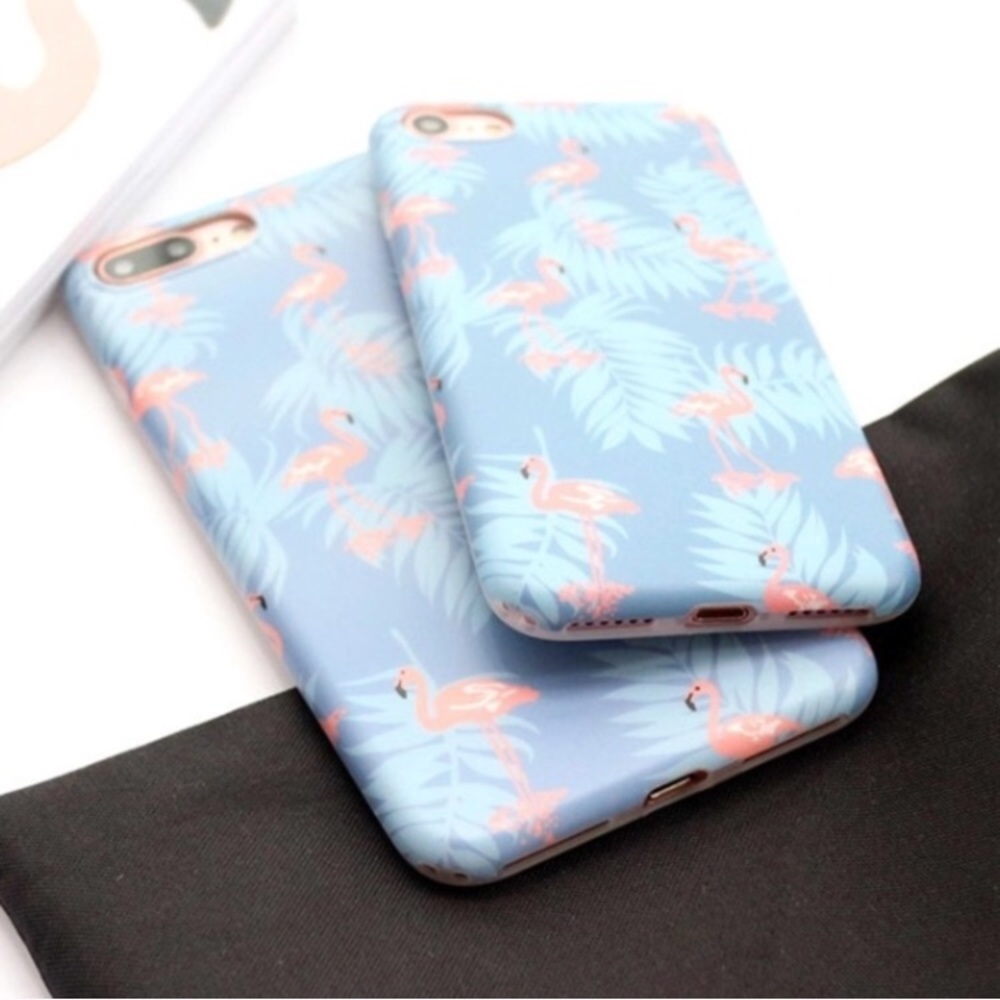 LAST ONE iPhone 7/8 Case Pink Tropical Flamingo - Picture 3 of 3